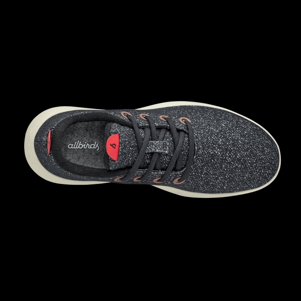 Wool Mizzles Charcoal Gray/Cream